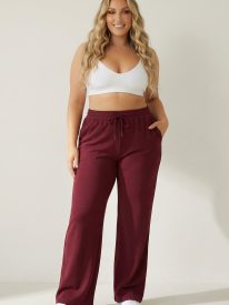 Plus Size Soft Stratus Ease Jogger - Burgundy